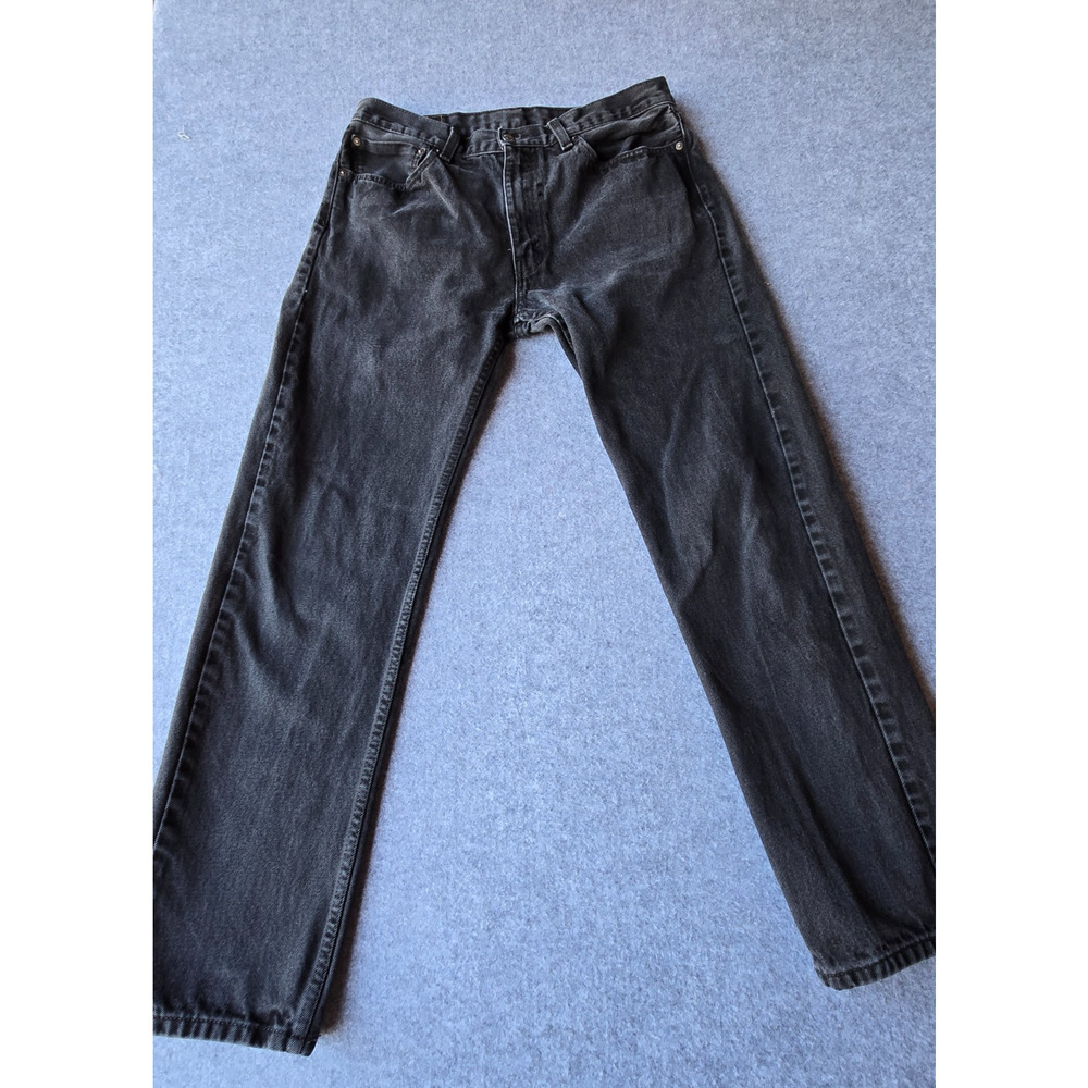 Levi's Men's 505 Jeans Charcoal Wash Straight Leg Med Rise 38x32